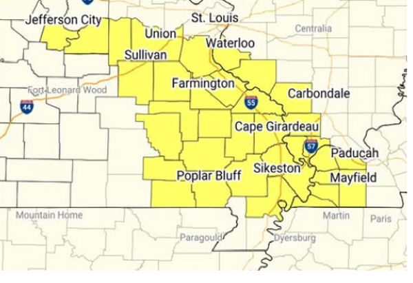 Severe thunderstorm watch until 9 PM