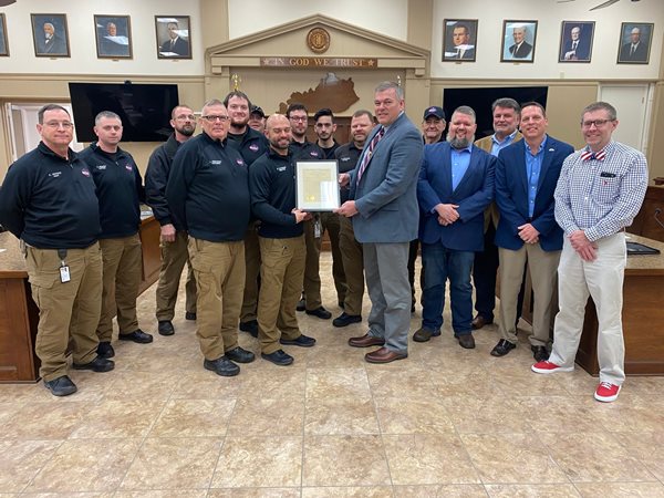 Marshall County's first responders recognized for response to December storms