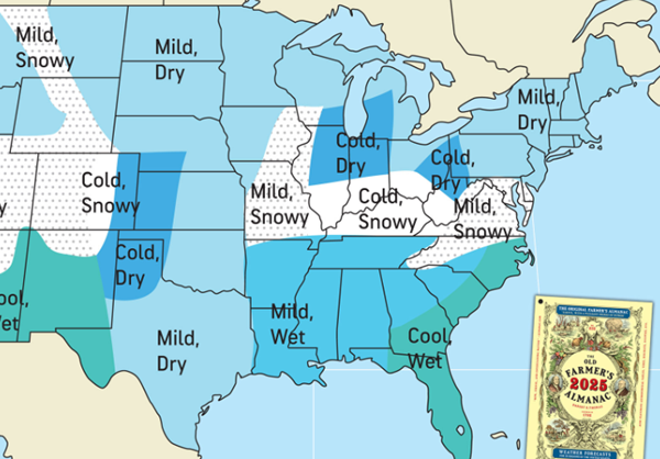 Farmers Almanac drills down to local winter outlook