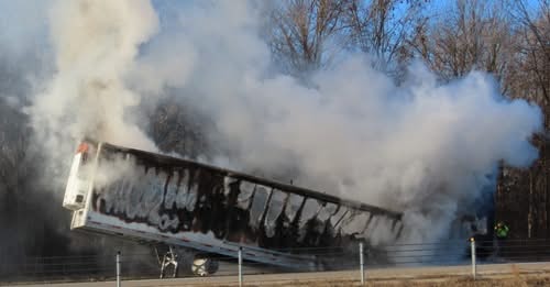 I-24 reopened after Trigg County semi fire