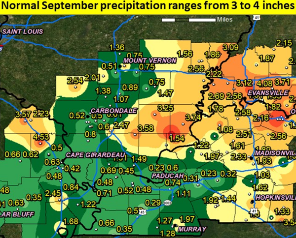 Drought expands after Paducah's 6th-driest September ever